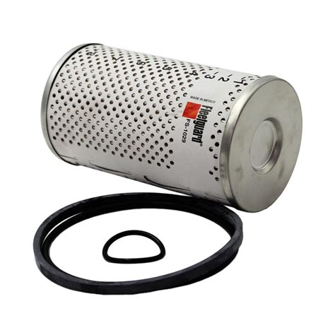 Primer plano de un filtro separador de combustible con tazón transparente