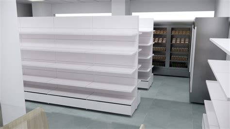 Estantería de supermercado Lidl con productos de cosmética Cien