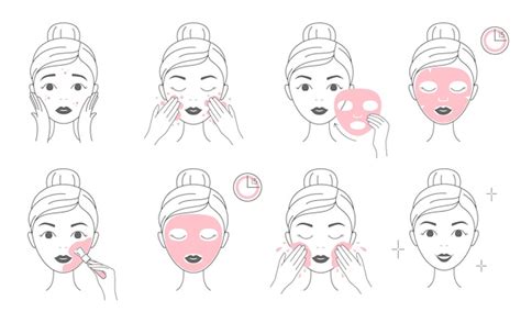 Instrucciones paso a paso para aplicar una mascarilla facial