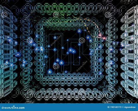 Ilustración abstracta de datos digitales siendo expuestos o robados.