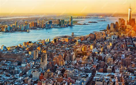 Fotografía panorámica de Manhattan