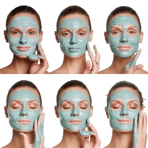 Infografía detallando los pasos para aplicar una mascarilla de barro