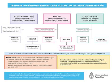 Diagrama de flujo del plan de vigilancia de infecciones respiratorias