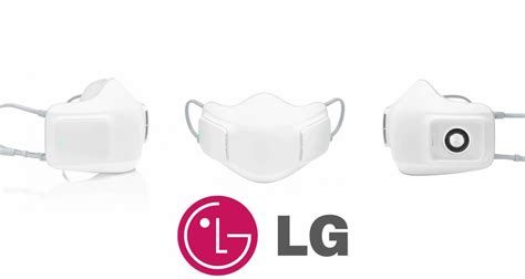 Diseño futurista de la mascarilla LG PuriCare
