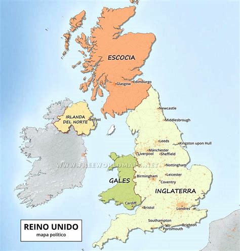 Mapa del Reino Unido con estadísticas de salud