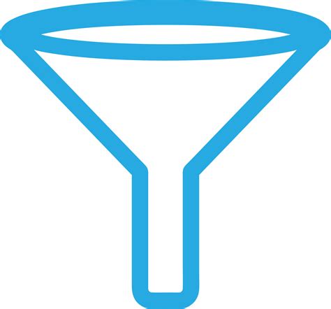 Icono de filtro de archivo