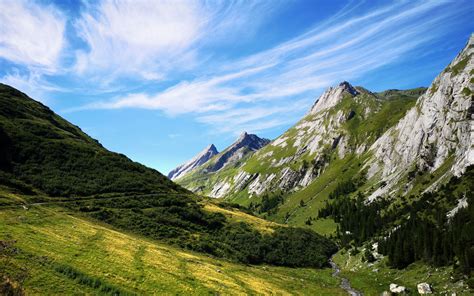 Paisaje verde de Bilbao Bizkaia con montañas y prados