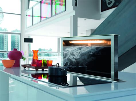 Campana extractora de cocina moderna con tecnología de plasma
