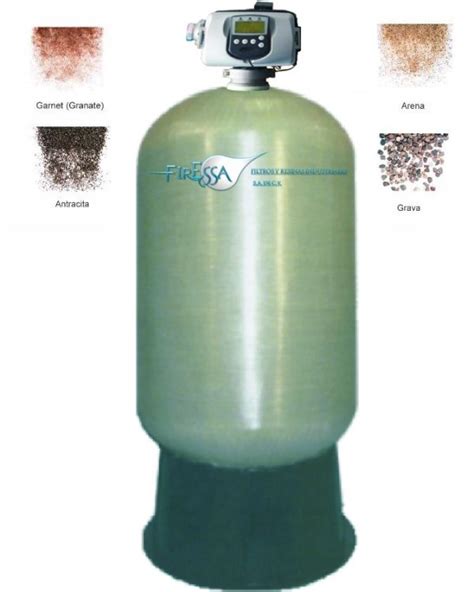 Filtro de carbón activado industrial de lecho