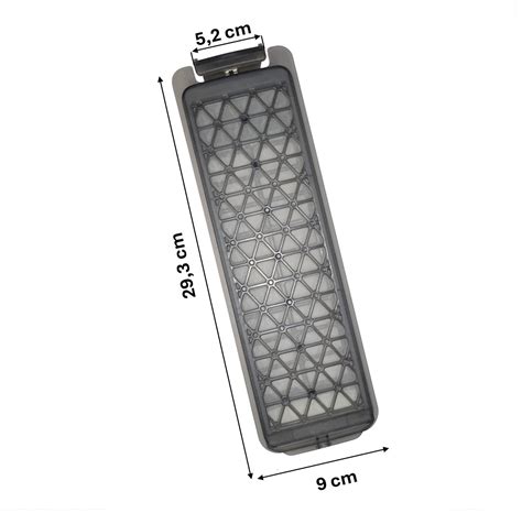 Filtro de lavadora Samsung con pelusa y residuos