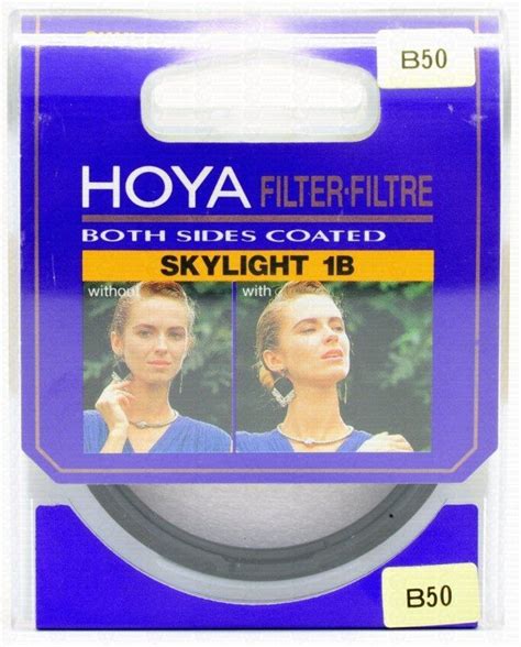 Filtro Hoya Skylight 1B en uso