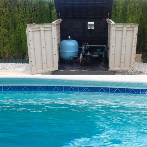 Casetas depuradoras de piscina protegiendo el equipo