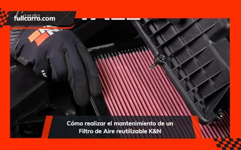 Diagrama de funcionamiento de un filtro de aire K&N