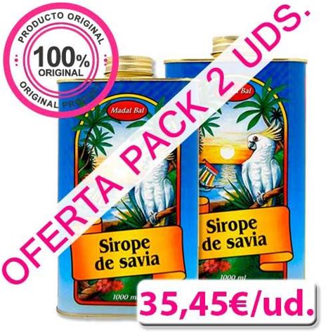 Botella de Sirope de Savia Madal Bal