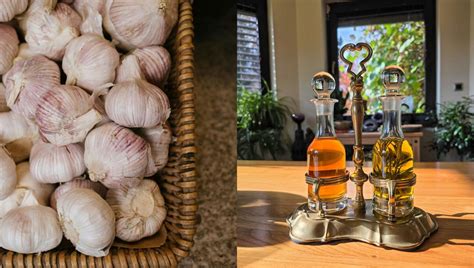 Burgados en un recipiente con vinagre y ajo