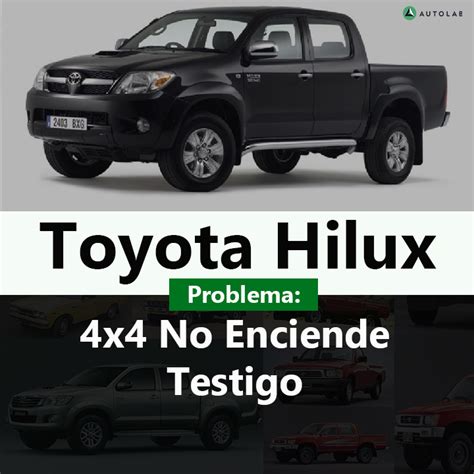 Toyota Hilux con testigo de agua en el tablero