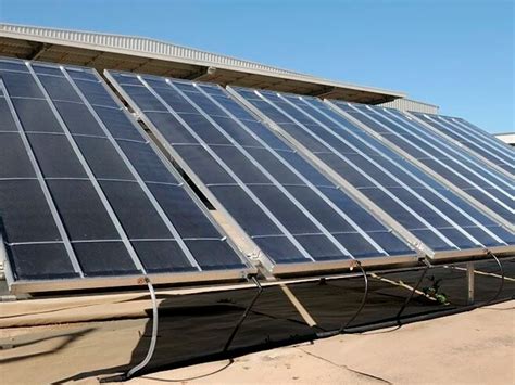 Panel solar Carocell para desalinización de agua