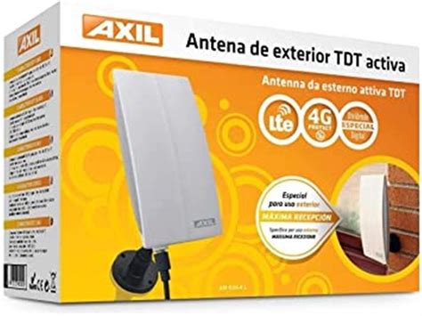 Antena TDT con filtro 5G
