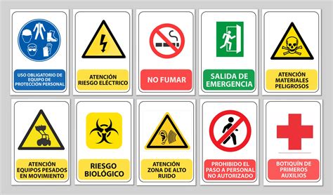 Señalización de seguridad en una planta industrial