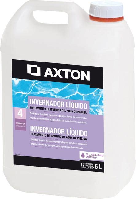 Botella de producto invernador para piscinas