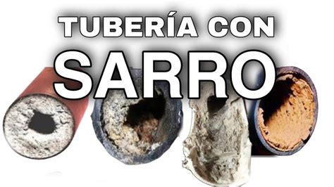 Diagrama de incrustaciones de sarro en una tubería