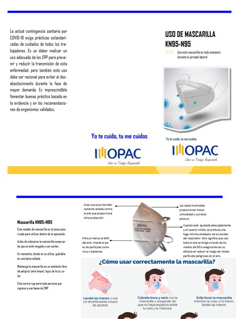 Diagrama mostrando cómo ajustar una mascarilla KN95 correctamente
