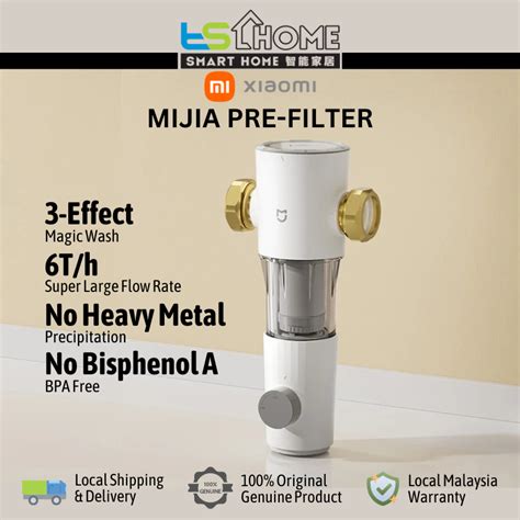 Esquema del sistema de autolimpieza del Xiaomi Mijia Pre-Filter Pro
