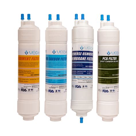 kit de filtros de repuesto para ósmosis inversa