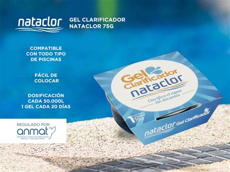 Pastilla de gel clarificador para piscinas