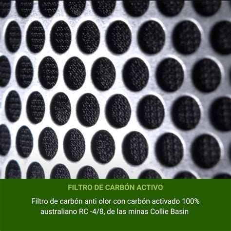 Paquete de filtros de carbón activo