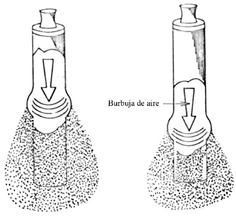 Filtro de partículas siendo limpiado con una lanza a presión