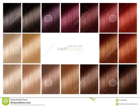 Paleta de colores de cabello y recipientes de mezcla