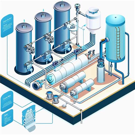 Diagrama de flujo de un sistema de filtración de aire industrial