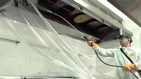 Limpieza de campana extractora de acero inoxidable