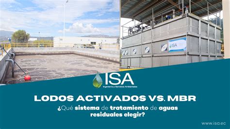 Esquema comparativo entre un tratamiento convencional de lodos activados y un MBR