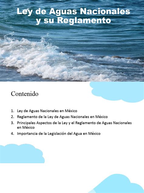 Estructura del Título V de la Ley de Aguas