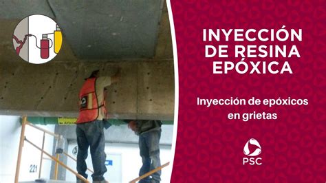 Diagrama de inyección de resina en una fisura de hormigón