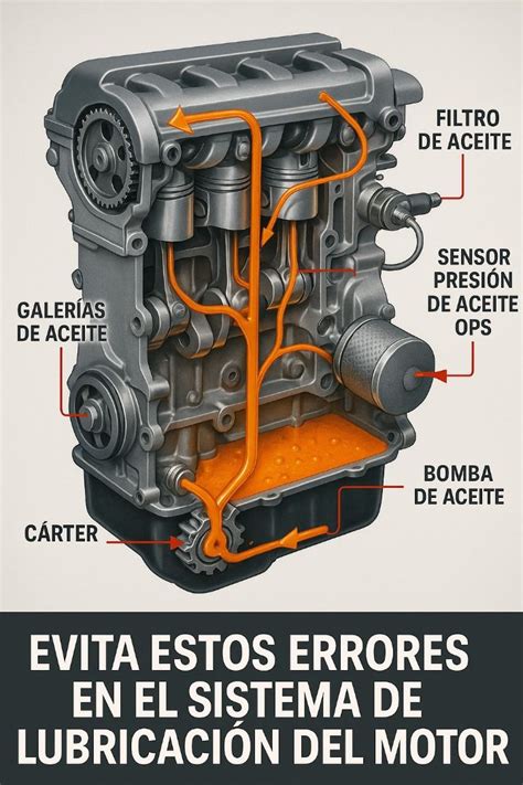 Diagrama de un motor de motocicleta mostrando el sistema de ventilación del cárter