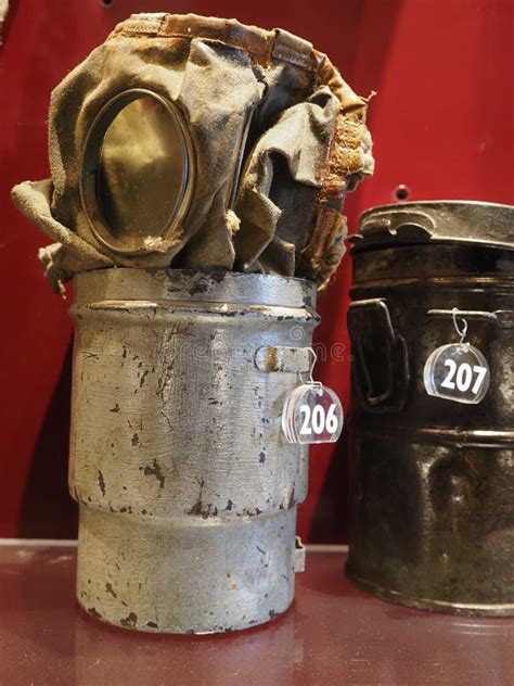 Contenedor de máscara de gas alemán de la Primera Guerra Mundial