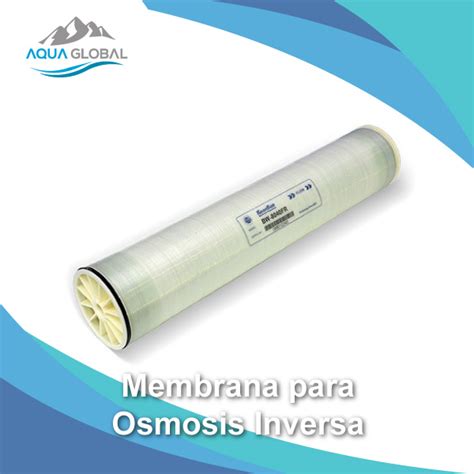 Microscopía de una membrana de ósmosis inversa