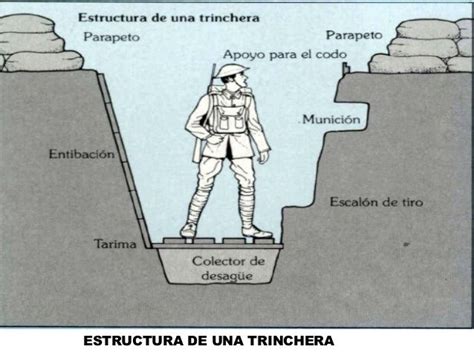 Diagrama de una trinchera de ensayo para infiltración