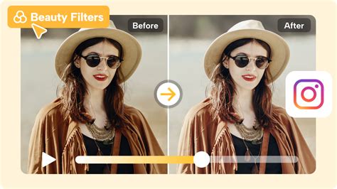 Infografía mostrando diferentes filtros de belleza aplicados a un rostro en una videollamada