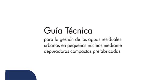 Portada de la Guía Técnica de Aqua España