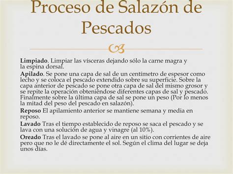 Proceso de salazón de pescado