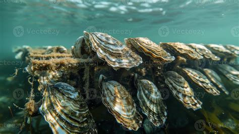 Ostras en su hábitat natural