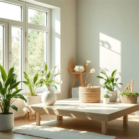 Un hogar iluminado y ordenado con plantas