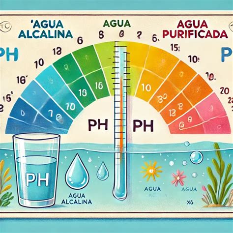 Diferencia de pH entre agua normal y agua alcalina
