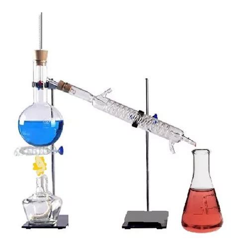 Equipo de laboratorio para destilación de agua