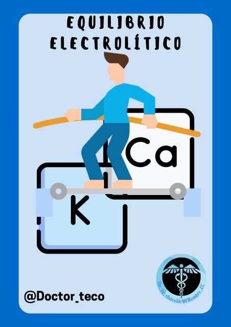 Diagrama del equilibrio electrolítico en el cuerpo