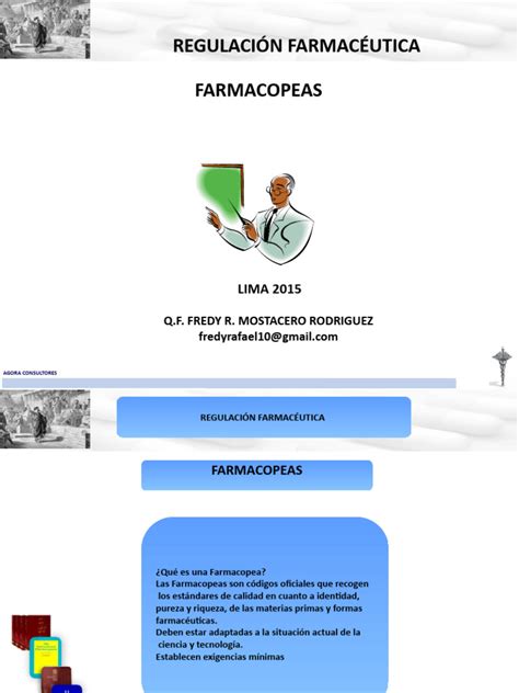 Portada de farmacopeas importantes